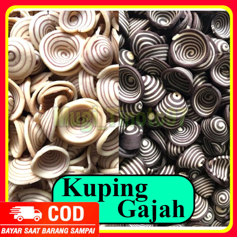 

1kg kuping gajah cream/ hitam