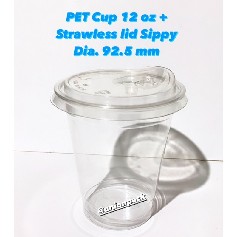 TERLARIS pet cup 12 oz strawless