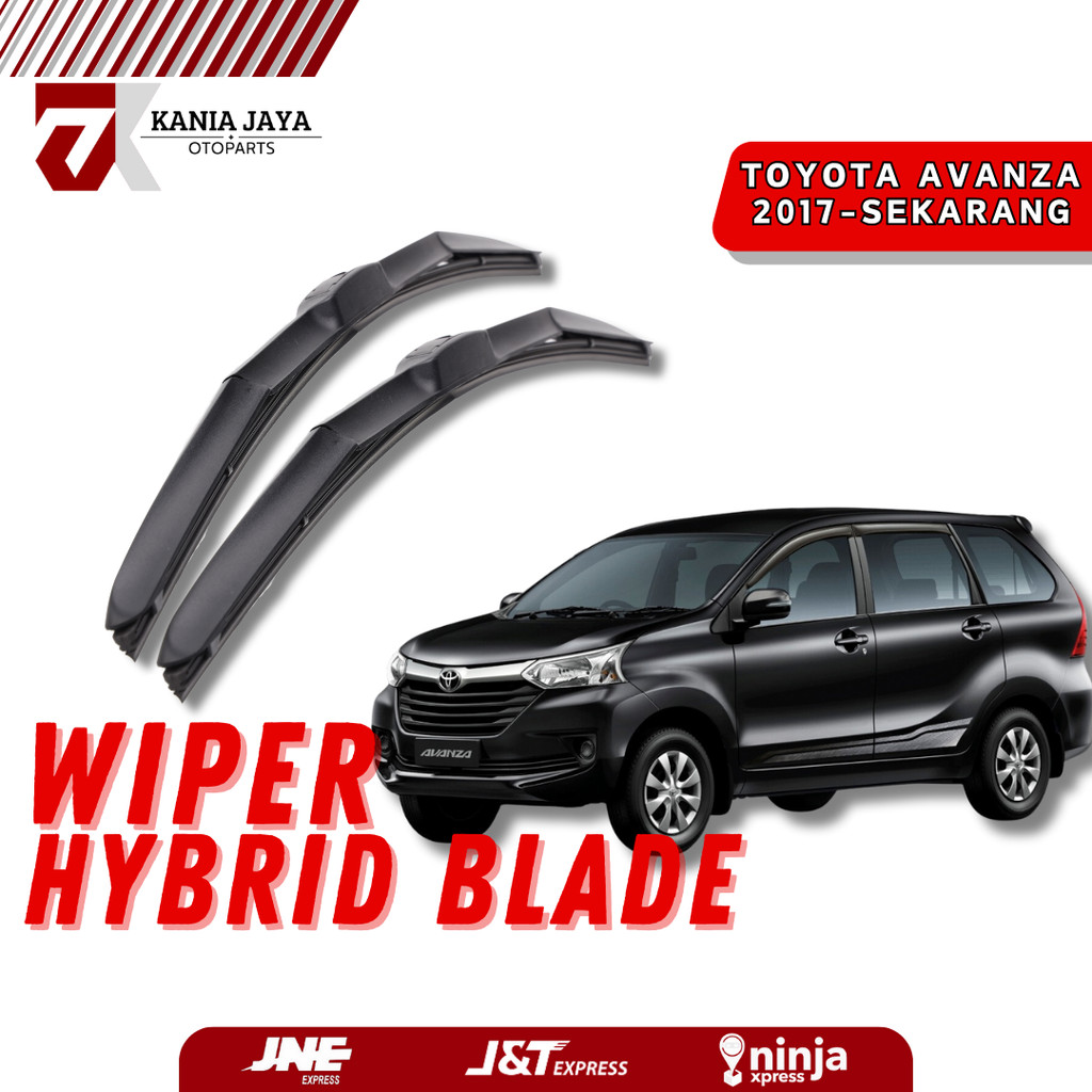 Wiper Hybrid Blade Toyota Grand New Avanza 2017 - Sekarang Frameless 1 Set Kiri dan Kanan  Hybrid Bl