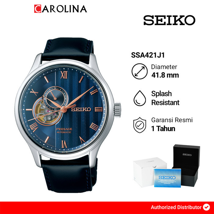 ✔E.SYO✔ - TERBARU Jam Tangan Pria Seiko Presage SSA421J1 Zen Garden Sakura Automatic