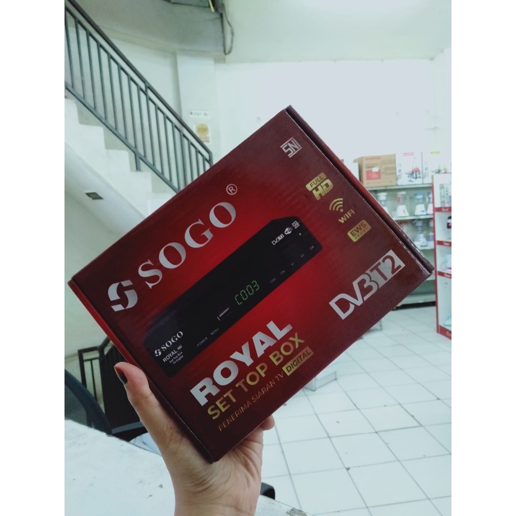 SOGO ROYAL/SET TOP BOX/PENERIMA SIARAN TV DIGITAL/SOGO ROYAL DV3T2