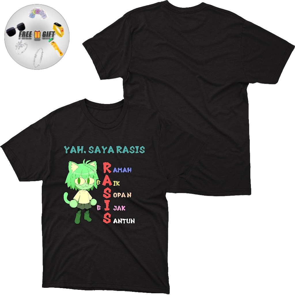 Kaos Meme - Stiker WA - Kaos Lucu - Unisex Pria Wanita