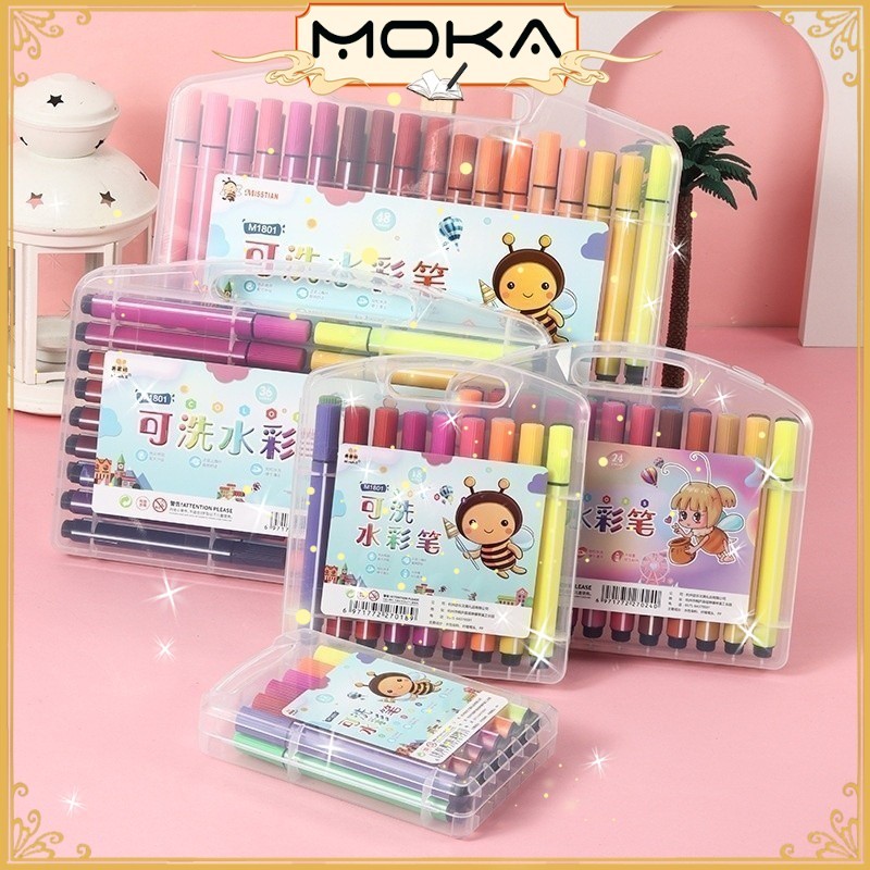 

MOKA SET SPIDOL GRAPHIC ART WATER BASED ISI 12, 24 DAN 48 WARNA UNTUK PEMULA DAN PROFESSIONAL MKC05