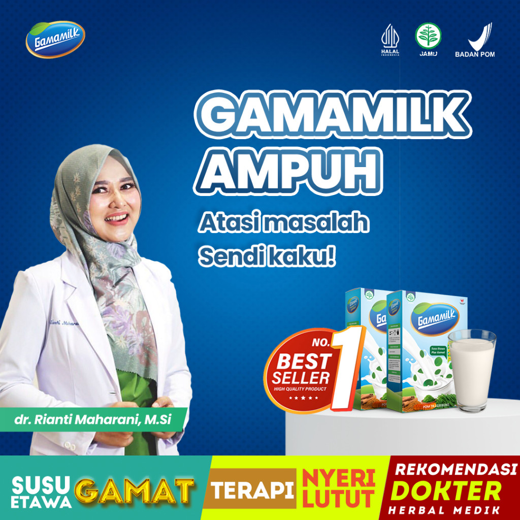 

GAMAMILK - Susu Etawa Plus Gamat Tuntaskan Masalah Persendian