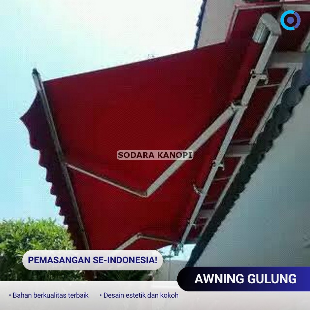 Awning Gulung Rumah Minimalis – Solusi Teduh & Kuat