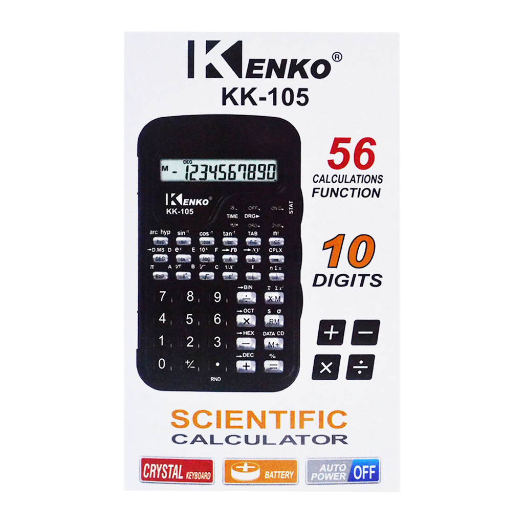 

Kalkulator KENKO KK 105 Scientific Calculator KK-105 Ilmiah Best Seller