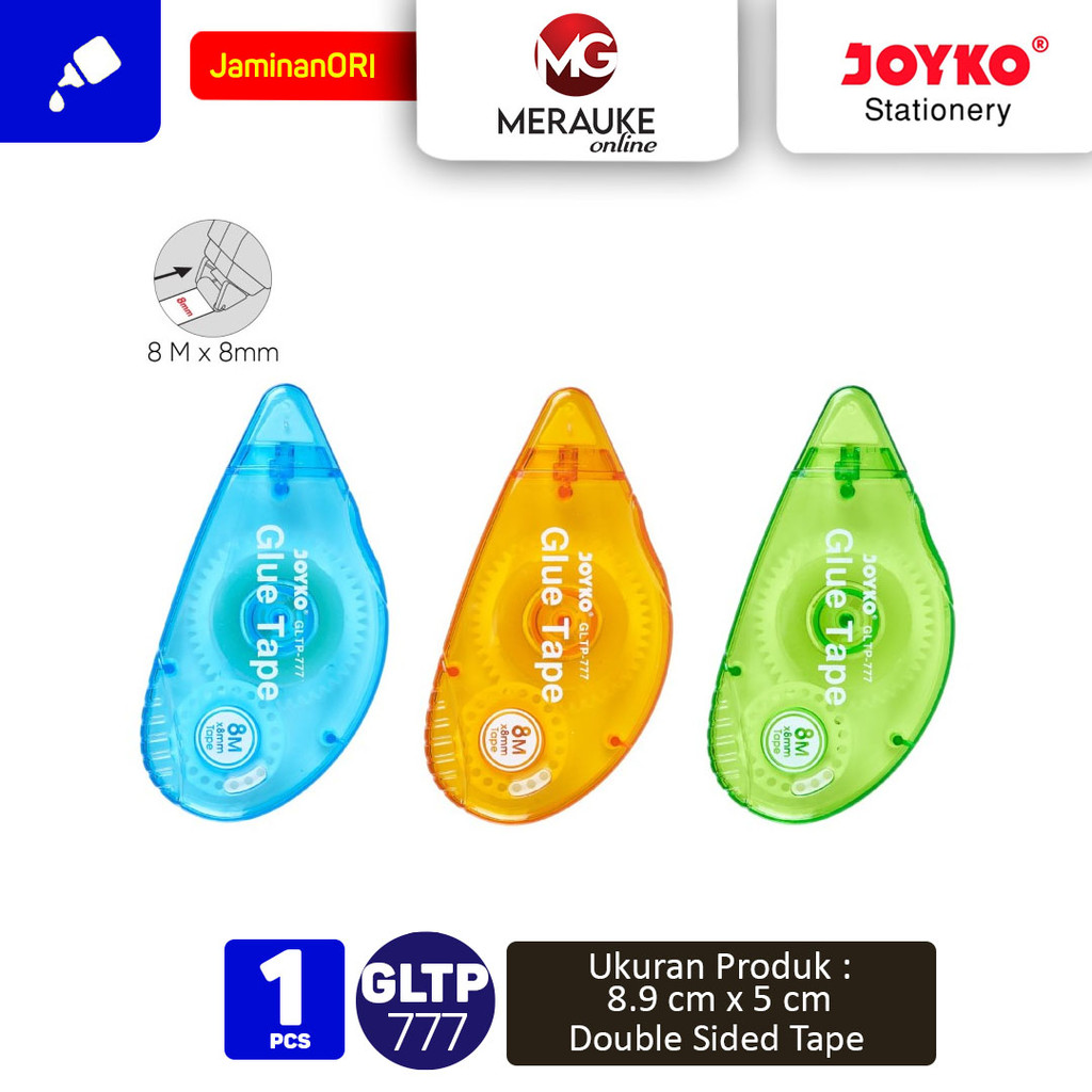 

Glue Tape Lem Pita Dua Sisi Tape Roll Joyko GLTP-777
