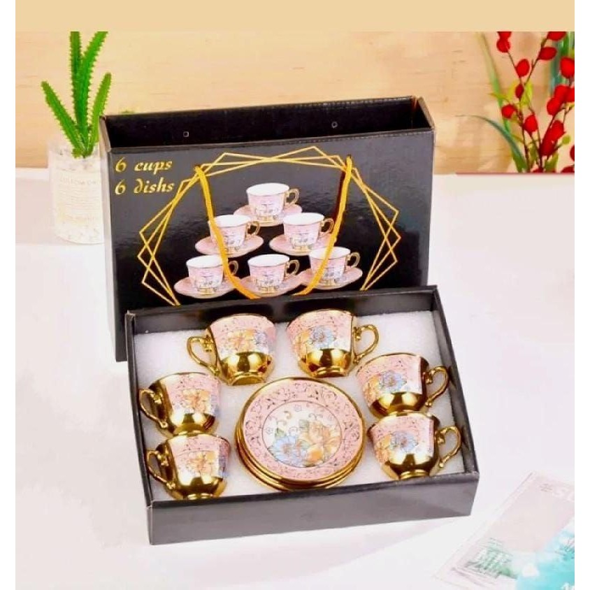 Hampers Kado Cangkir Keramik Set 6 IN 1/ Set Cangkir Keramik