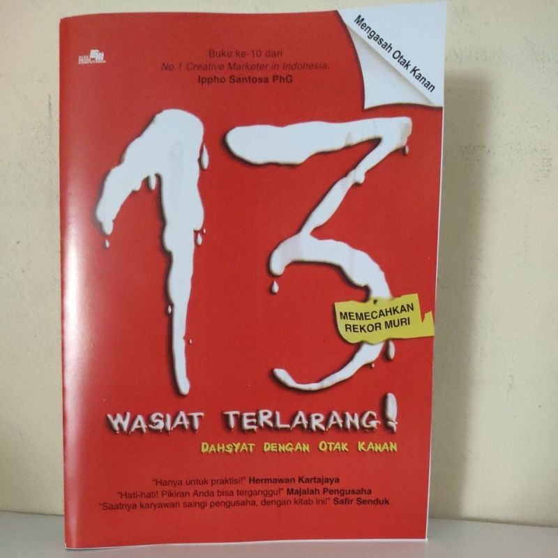 13 Wasiat Terlarang oleh Ippho Santosa