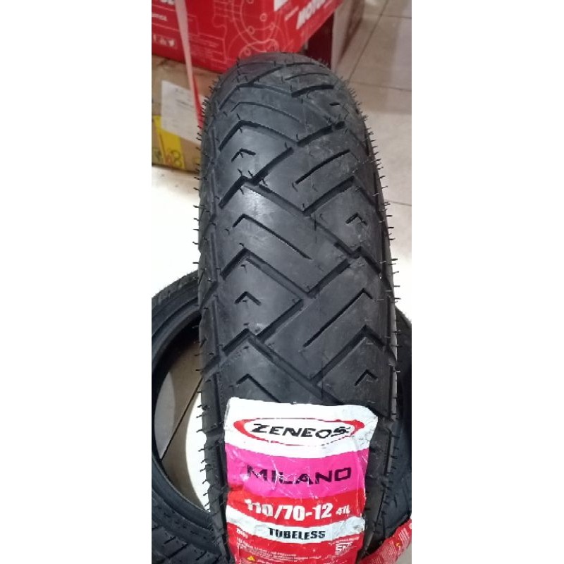 Ban Tubles ZENEOS 110/70-12 MILANO ZN88 Ban Tubles Yamaha Filano