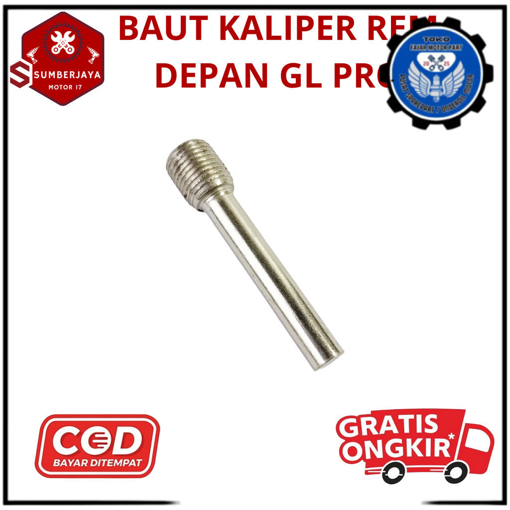 Baut Kaliper Rem Depan GL Pro GL Max Neotech / Baut Kaliper Honda GL MAX Original