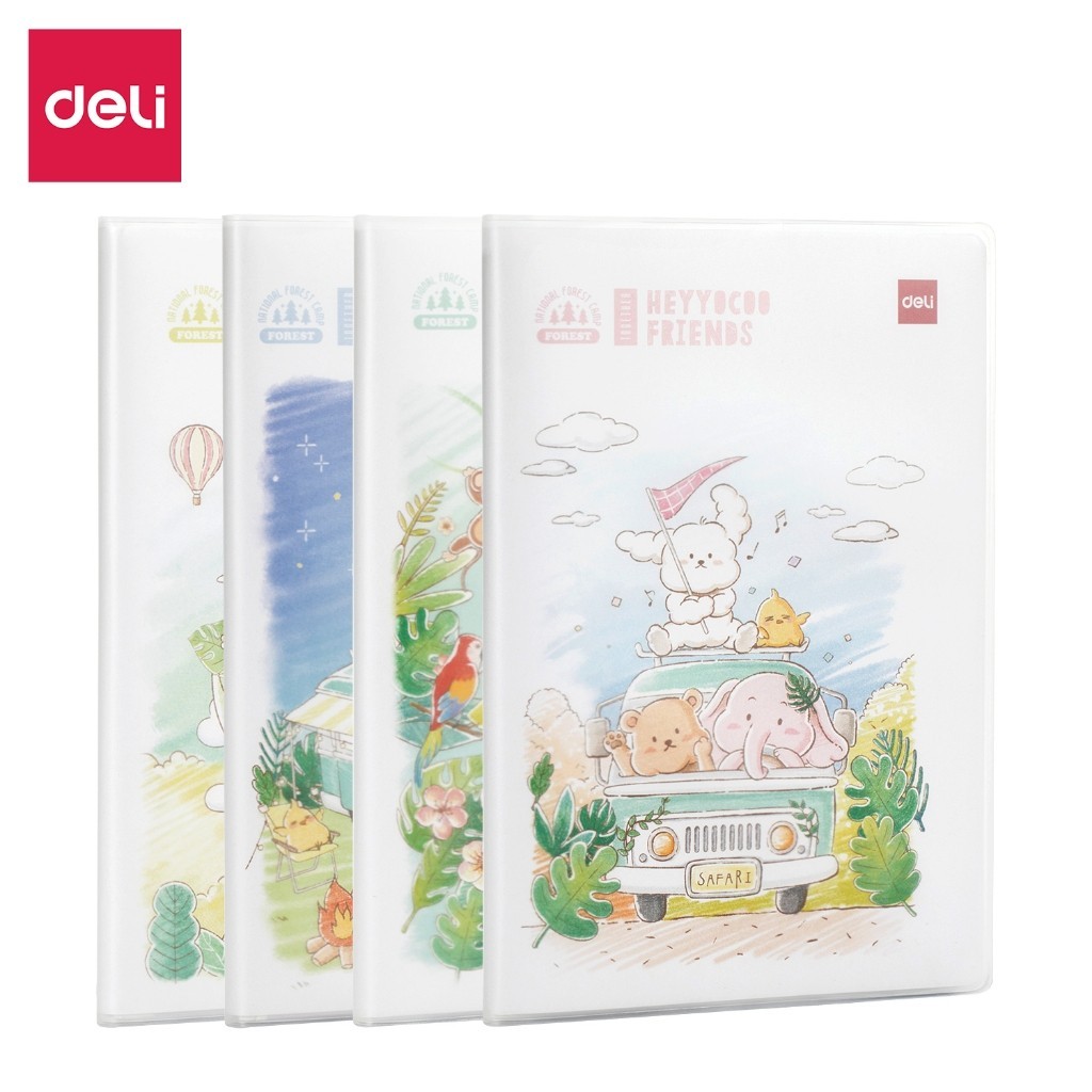

Deli Cover Notebook 72sheets EN302 - Heyyocoo Friends