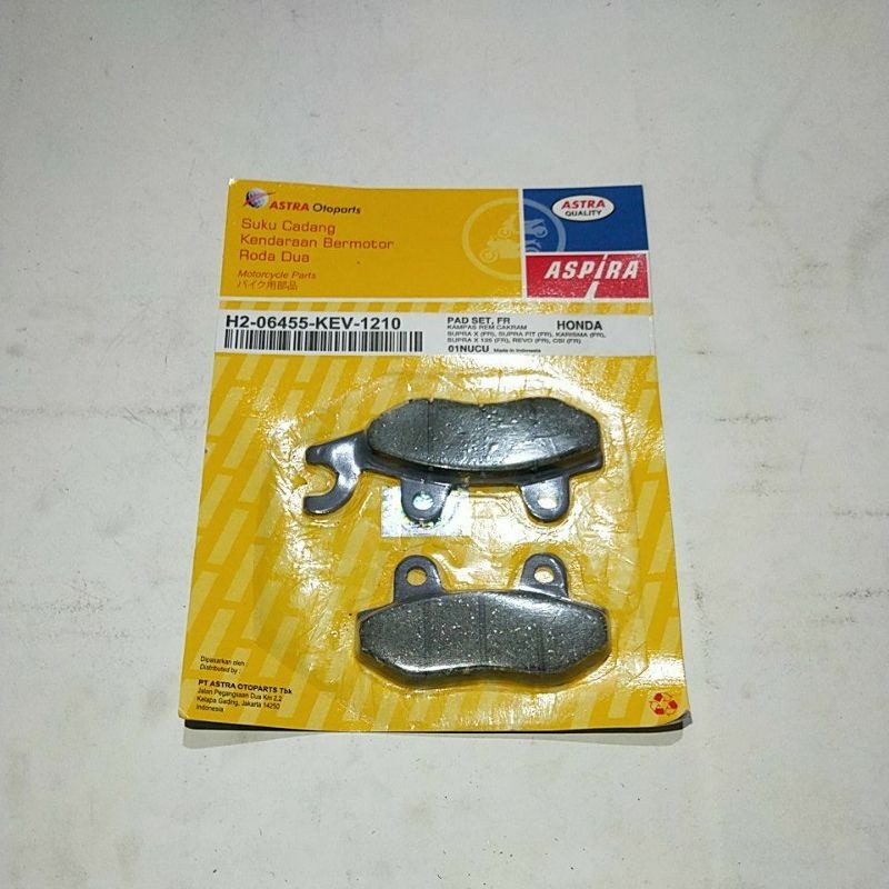 Kampas Rem Depan Dispad Supra x Karisma Supra x125 ori ASPIRA