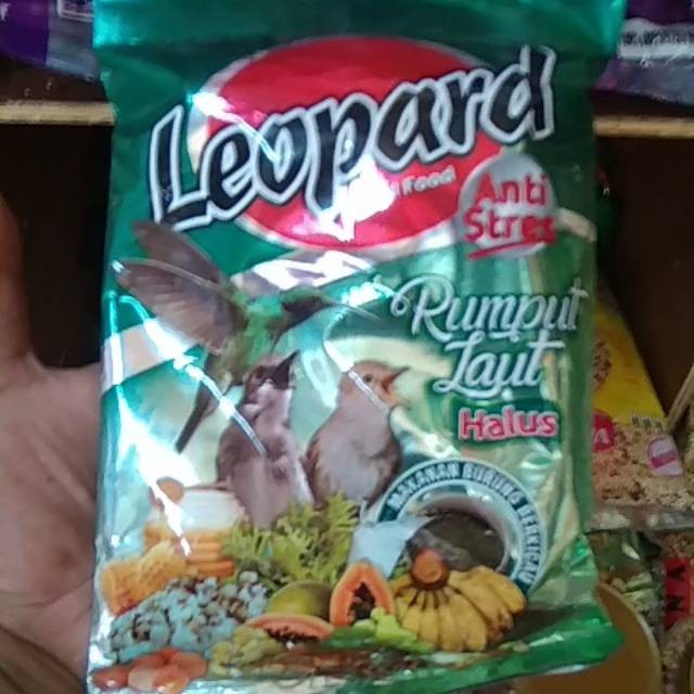 Leopard hijau rumput laut Voer burung halus - Romeesa