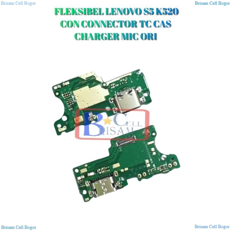 FLEXIBEL FLEXIBLE FLEKSIBEL LENOVO S5 K520 CON CONNECTOR TC CAS CHARGER MIC ORI
