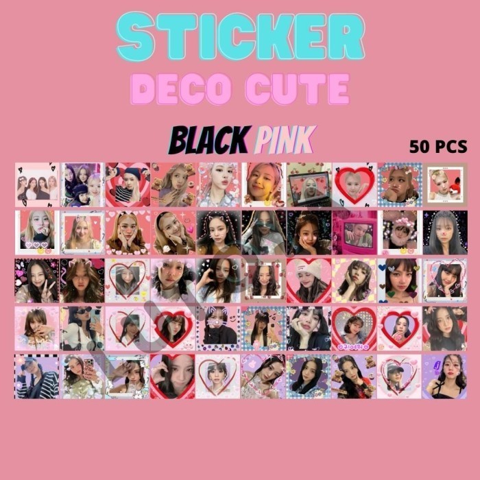 

STIKER DECO 50PCS BLACKPINK ENHYPEN TREASURE NCT SEVENTEEN NEW JEANS