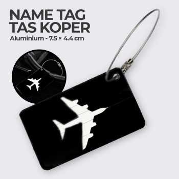 

Name Tag ID Tempat Kartu Nama Tas Koper Aluminium - N005 NTK Pesawat