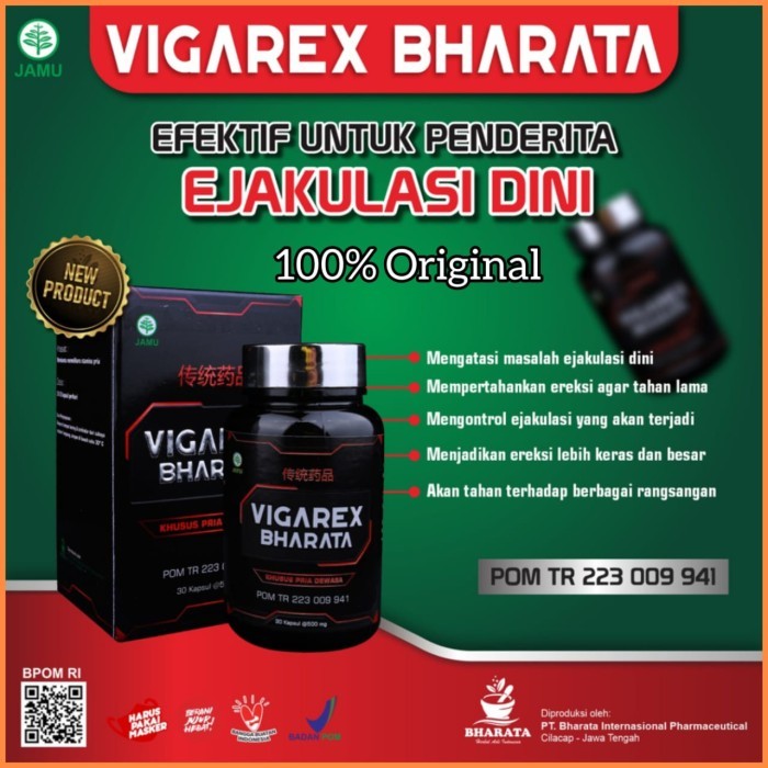 Vigarex Bharata Original - Obat Pria Dewasa - Obat Herbal Vigarex Asli BPOM