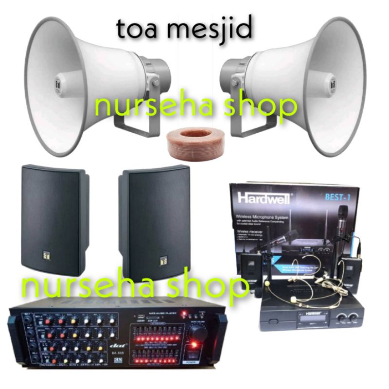 Paket Sound System mesjid paket TOA MESJID MUSHOLA SIAP pakai full set original