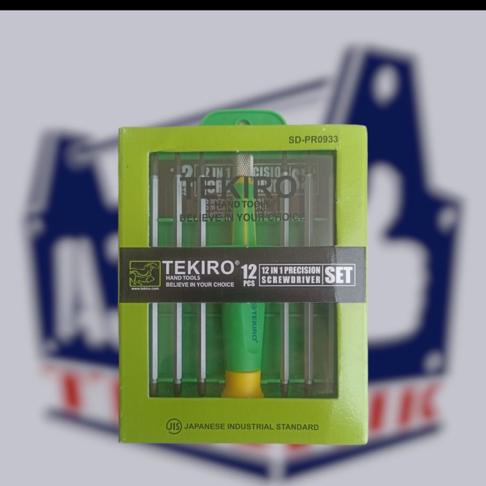 Obeng set presisi 12in1 tekiro obeng precision tekiro murah