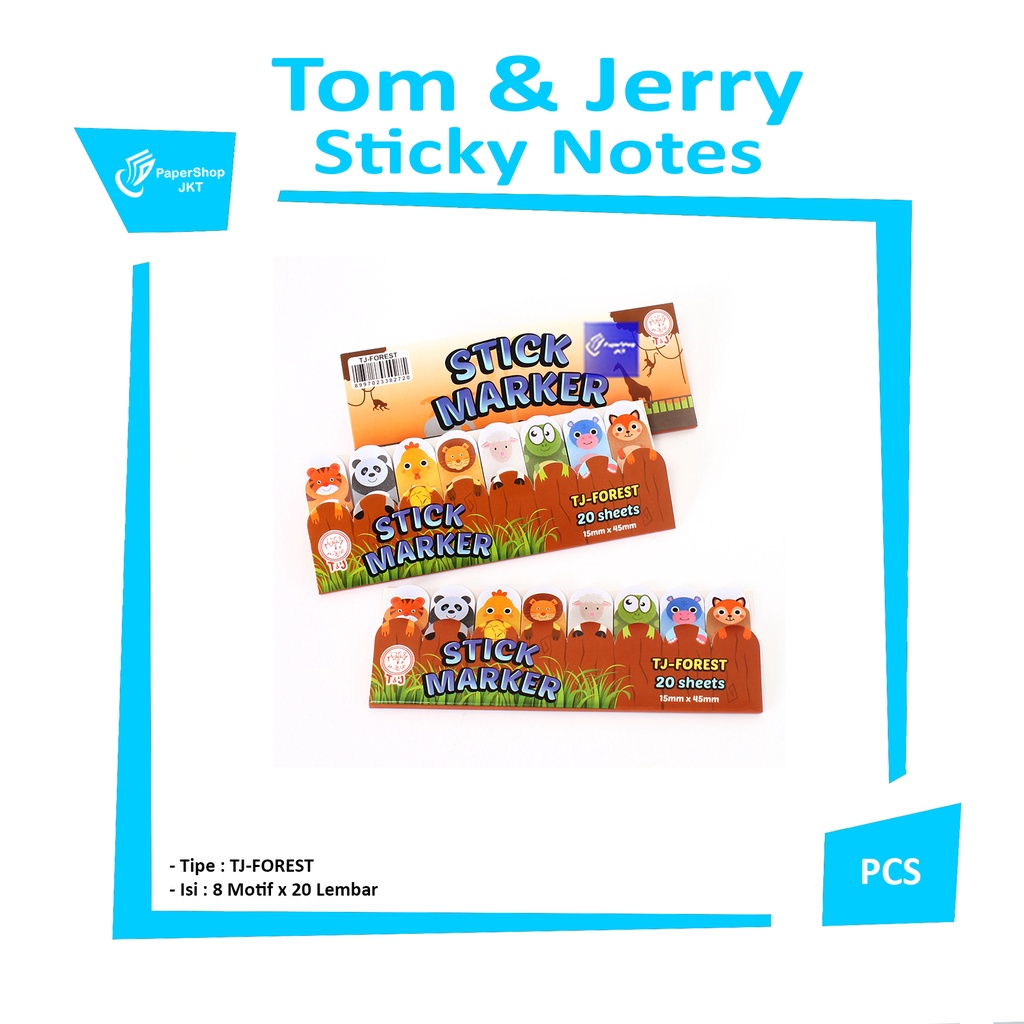 

TOM & JERRY - Stick Marker Pembatas Buku - Pad