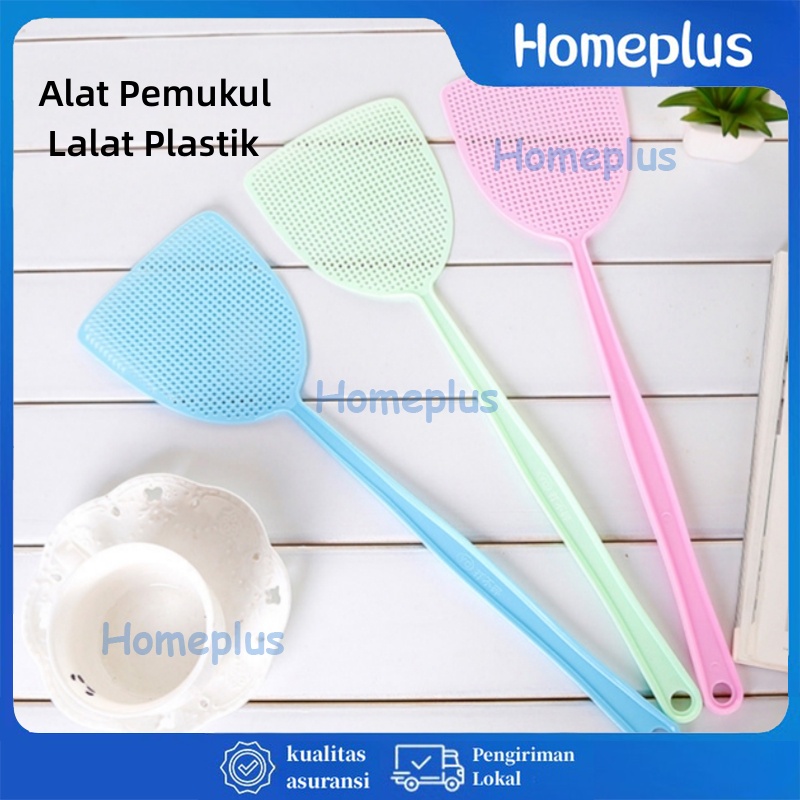 HomePlus 8PCS Pemukul Lalat Plastik Pemukul Nyamuk Tepukan Lalat Raket Lalat Plastik Pegangan Panjan