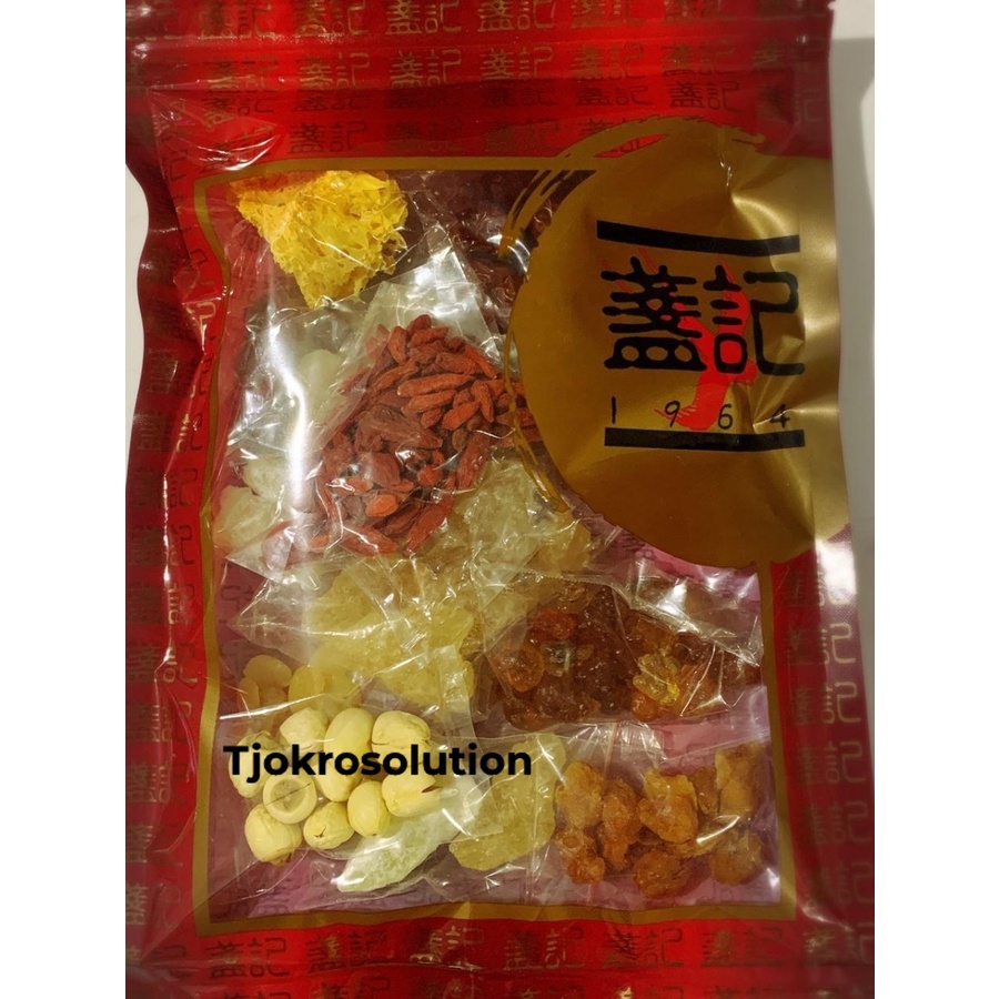 

Paket komplit peach gum dessert premium import hongkong