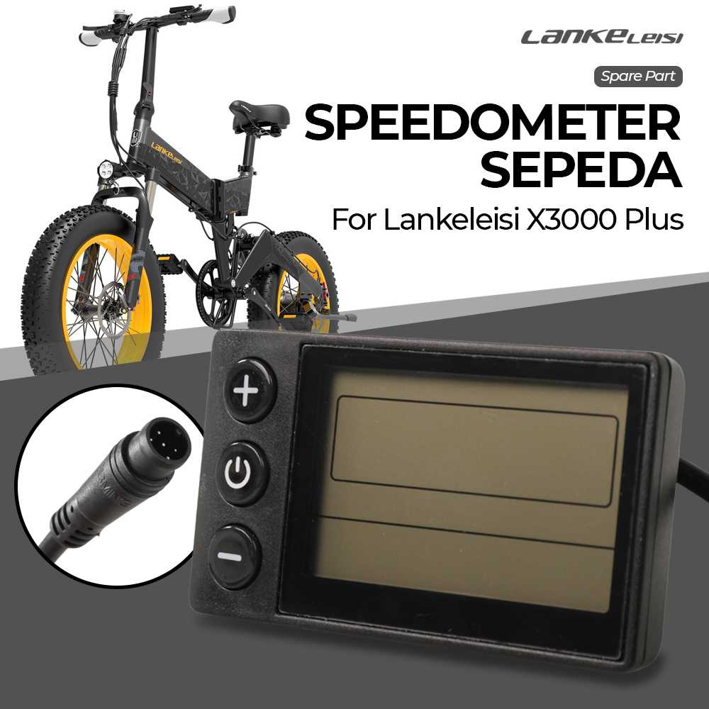 Lankeleisi Spare Part Speedometer Sepeda for Lankeleisi X3000 Plus - LCD-S866