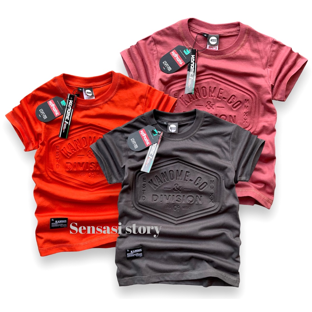KANOME baju kaos distro anak Usia 1-12 tahun,Pakaian anak laki laki