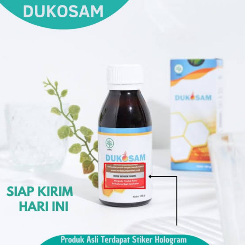 [DIJAMIN AMPUH] Madu Dukosam Herbal Ori Obat Untuk Kolesterol, Mengatasi Asam Urat, Stroke, Pengapur