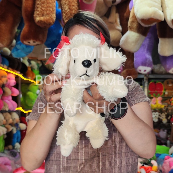 

FOTO ASLI REAL PICT! TEMPAT KOTAK PENSIL PINSIL PULPEN KACAMATA BONEKA ANJING CREM KREM CREAM KREAM BV