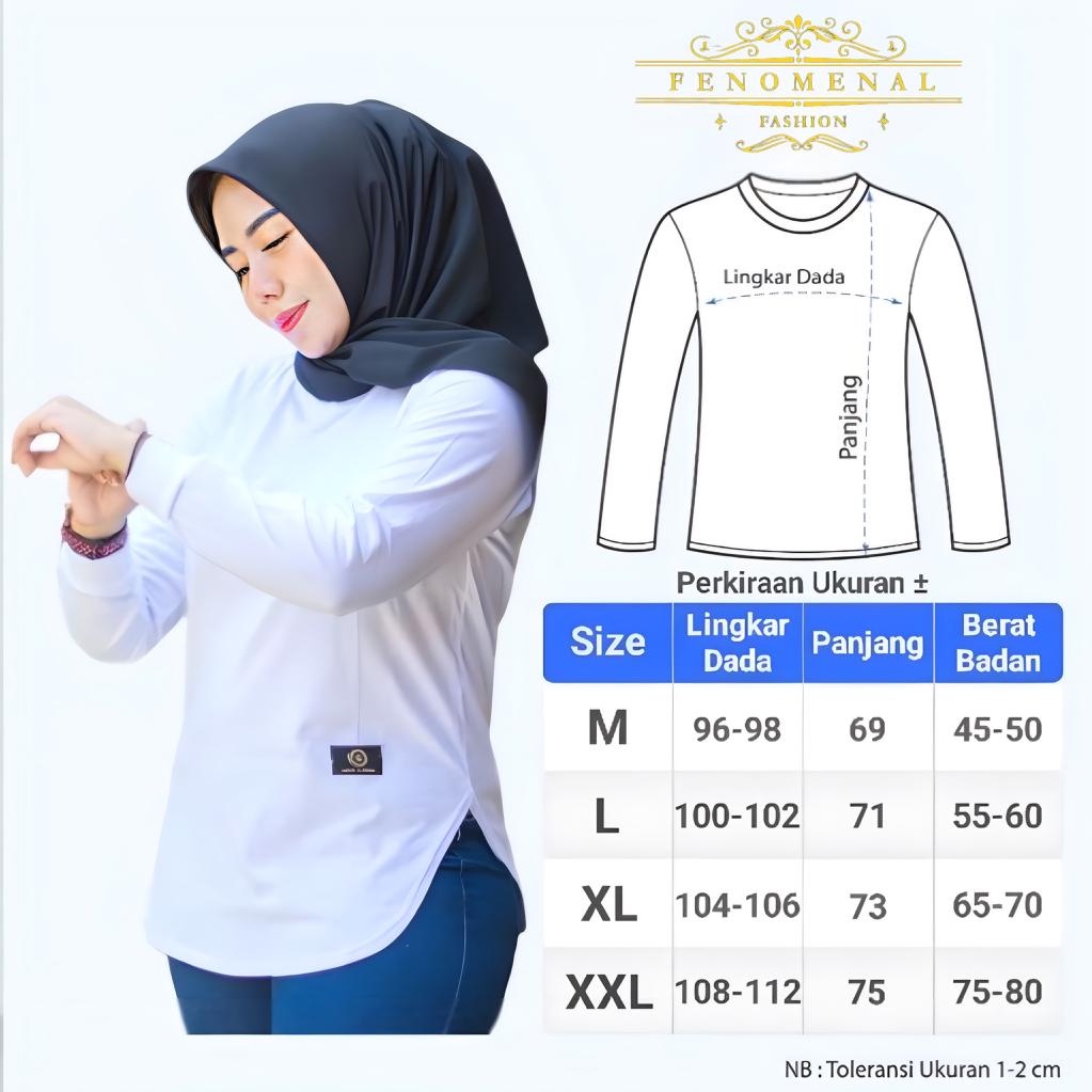 [TERMURAH] ATASAN WANITA STYLE BODI OVAL KAOS LENGAN PANJANG TERLARIS / KAOS OVAL MOTIF POLOS / BAJU WANITA BLOUSE SEMI TUNIK JUMBO ORIGINAL PHENOMENAL / FENOMENAL AUTHENTIC HIJAB STYLE MUSLIM TERBARU // Style Zolaqu Xvlore Six Diary izdihaar olshop