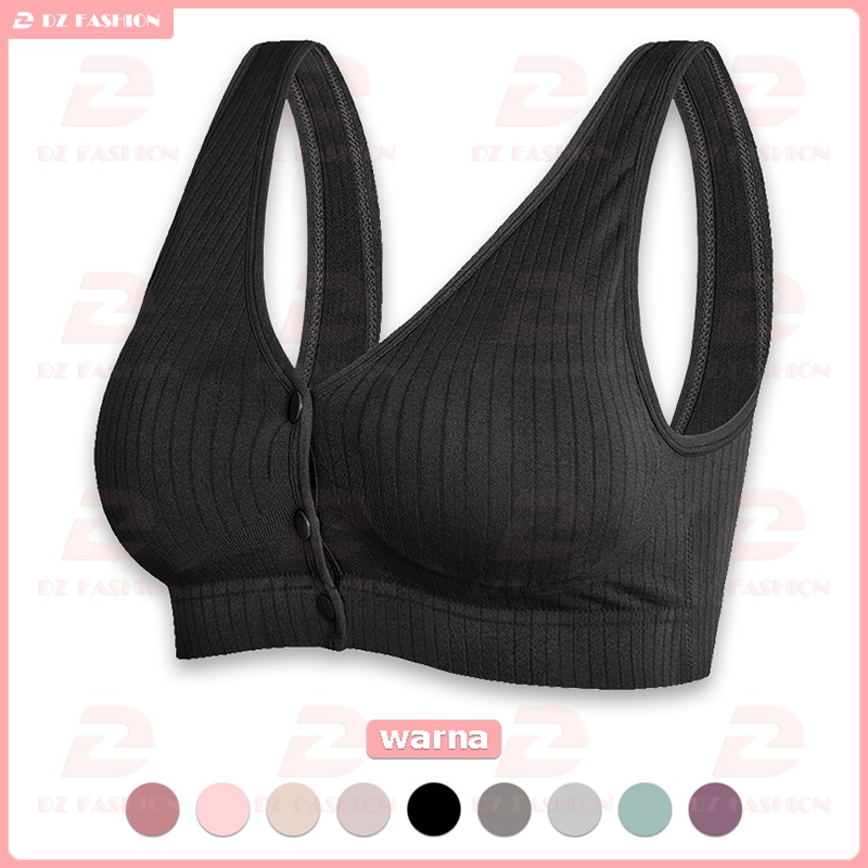 Bra bh Menyusui tanpa kawat Bra ibu hamil jumbo Seamless kancing depan bra Bra bumil Bh busui Cup
