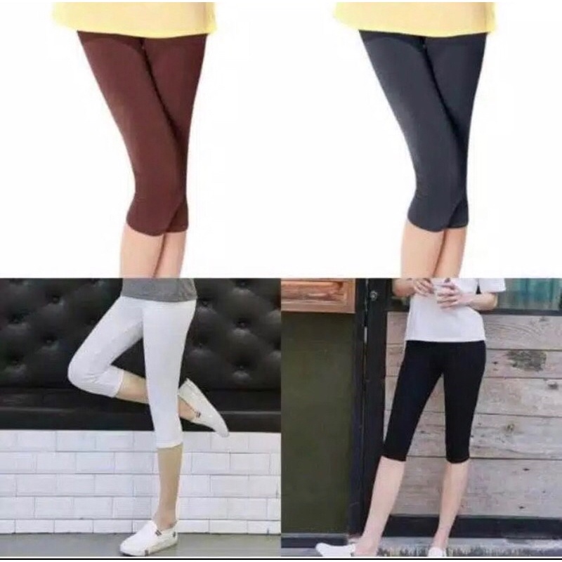 Legging Wanita 7/8 Premium / Lengging Spandek Super Lembut Ivanova