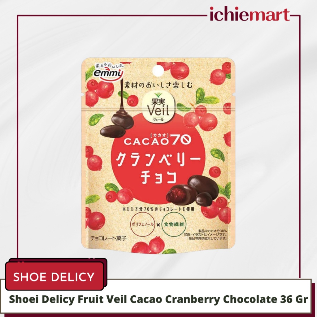 

Shoei Delicy Fruit Veil Cacao Cranberry Chocolate 36 Gr