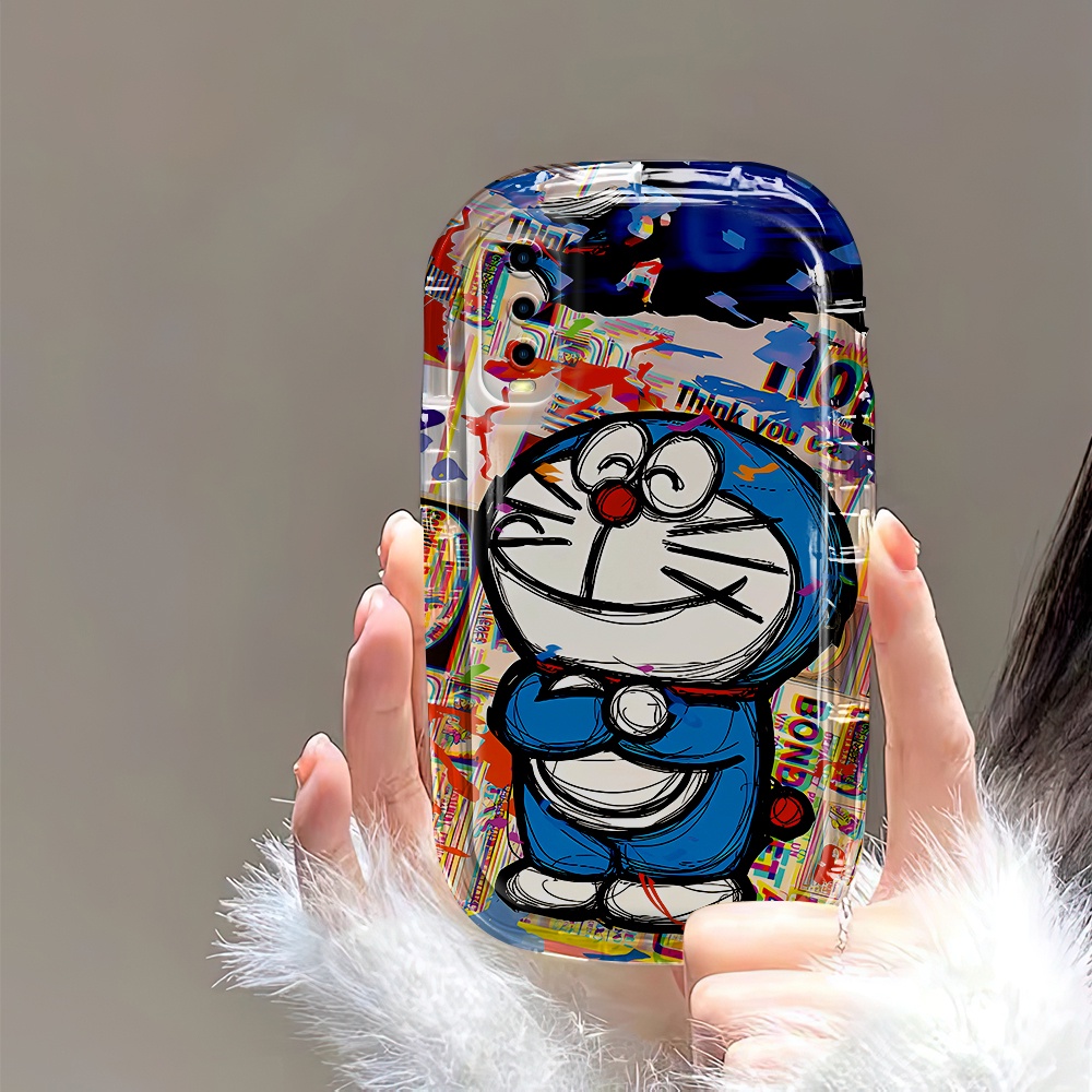Vivo Y12A Y20SG Y20i Y20S Y12S Y20 2021 Untuk Hp Casing Anti Jatuh Phone Case Lotso Doraemon Cassing Handphone Soft Cover