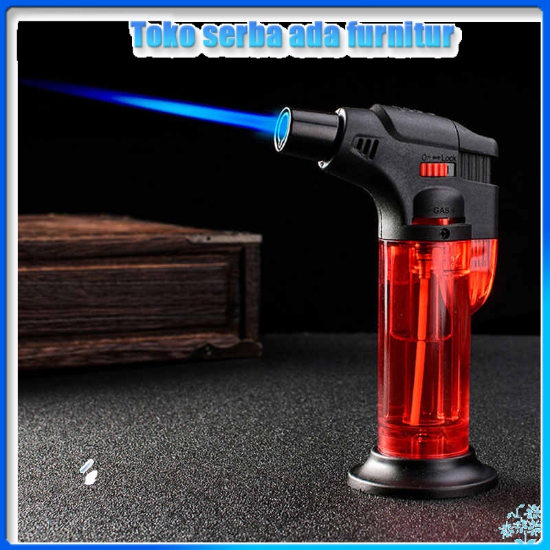 (ada stok）Firetric Korek Api Gas Butane Torch Jet Windproof Anti Angin / Korek  Pematik Api Kompor G