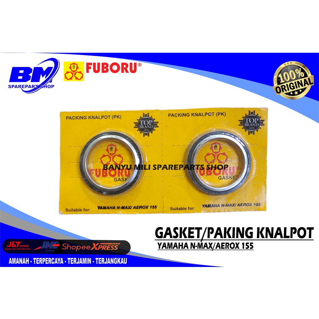 GASKET/ PAKING KNALPOT NMAX/AEROX 155 FUBORU