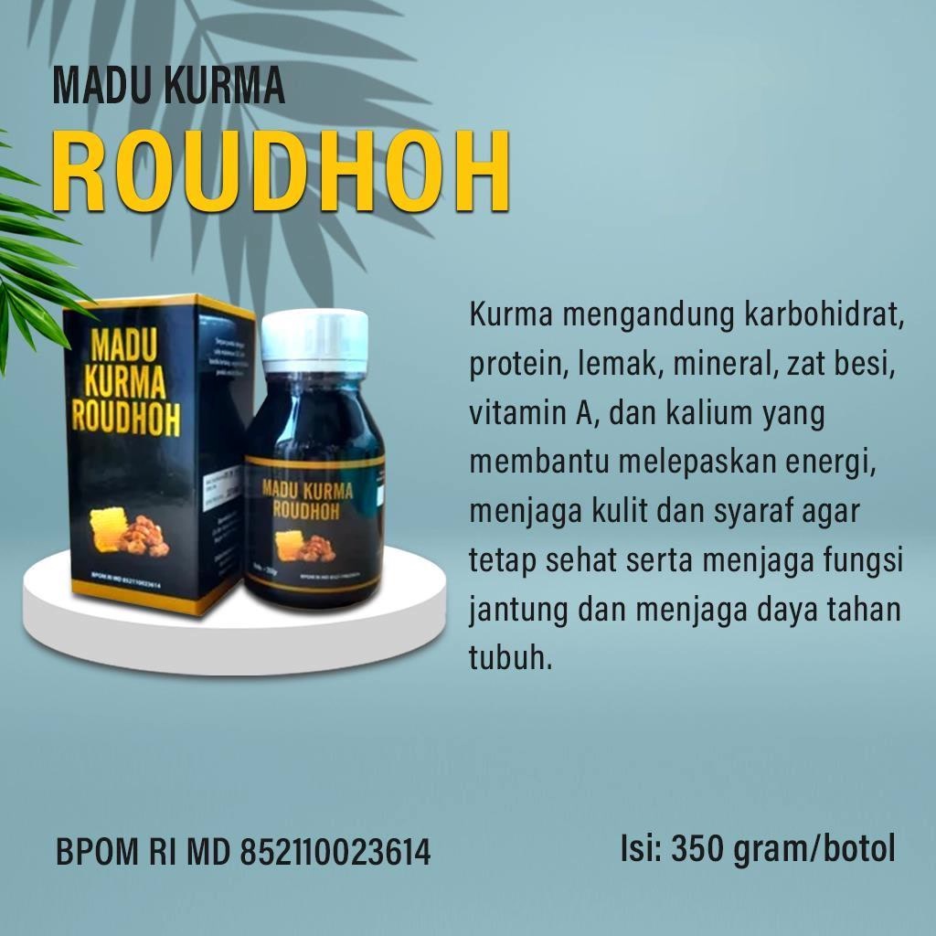Madu Kurma Roudhoh Sari Kurma Madu BPOM ASLI
