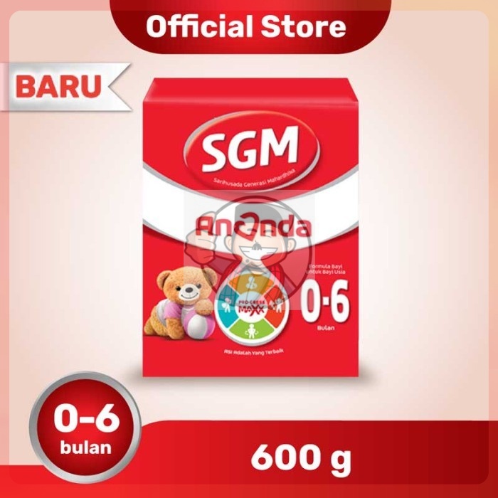 Susu SGM Ananda 1 600g Susu Bayi 0-6 Bulan