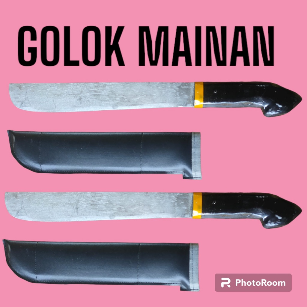 IMITASI GOLOK MAINAN GOLOK BETAWI GOLOK SILAT GOLOK KAYU  GOLOK MAINAN ANAK ANAK