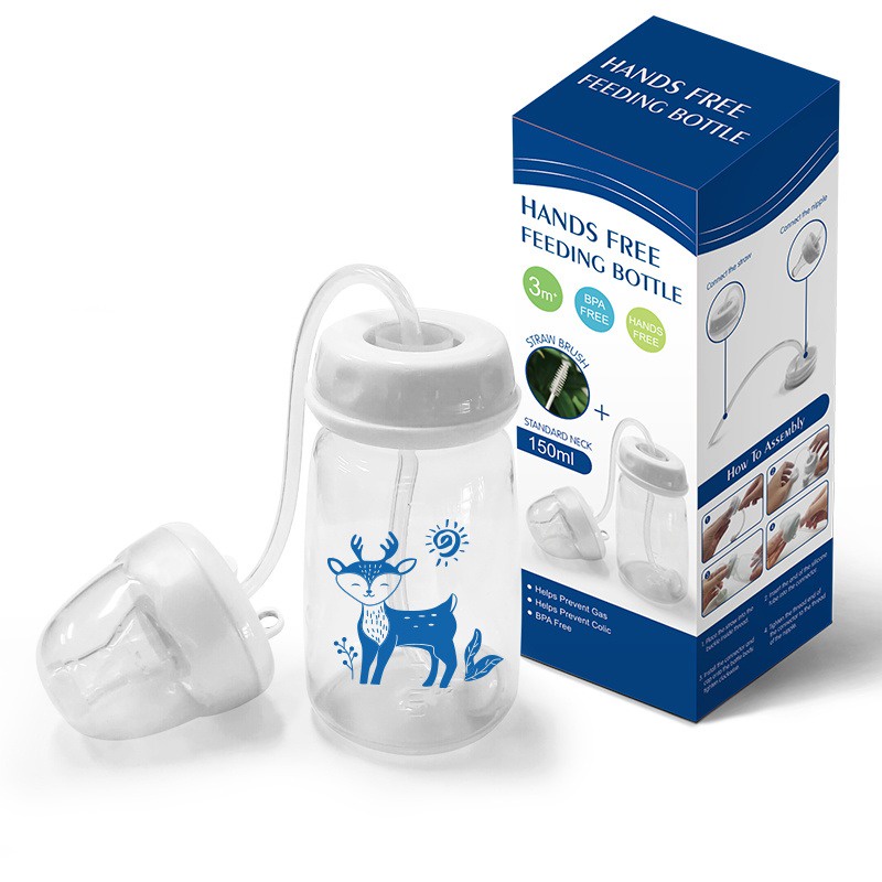 HANDS FREE BABY FEEDING BOTTLE BOTOL SUSU BAYI HANDS FREE