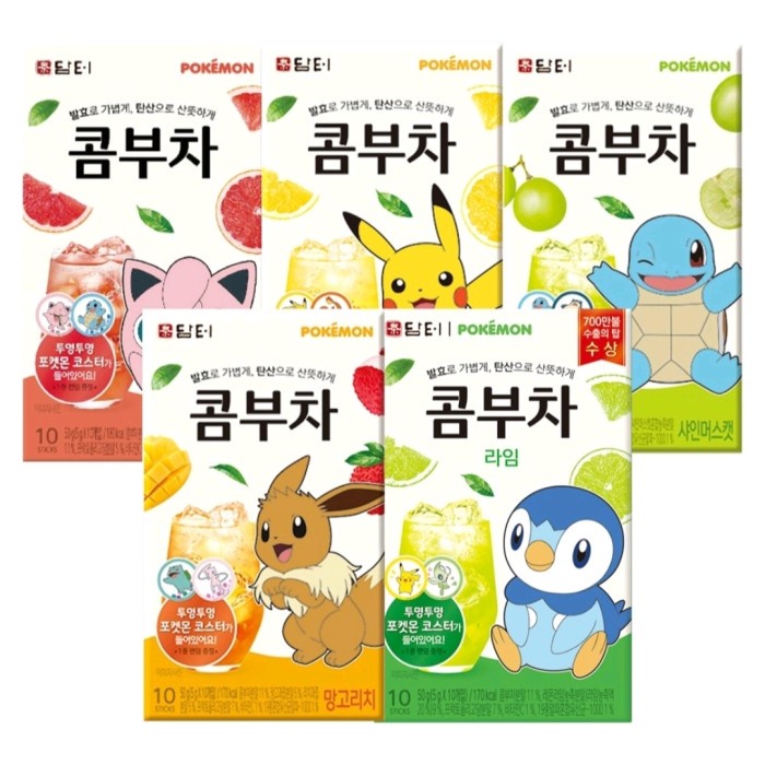 

Kombucha Pokemon Healthy Tea Korea For Diet