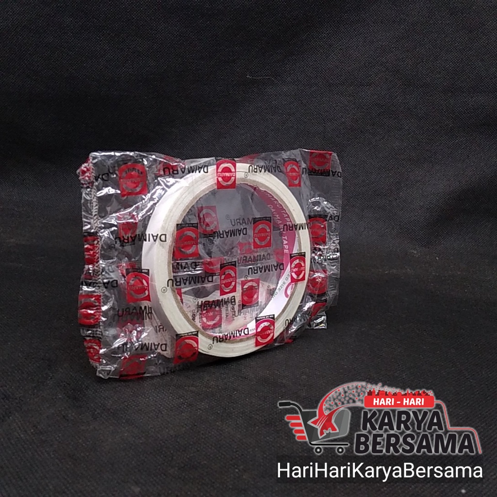

DAIMARU DOUBLE SIDE TAPE 0.5 INCHI 12 YARD X 1.1CM