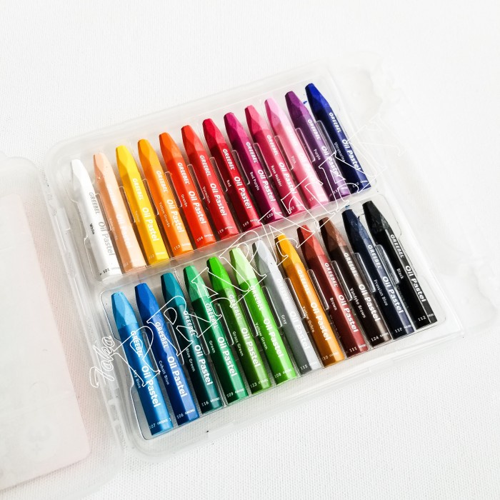 

Crayon Greebel Oil Pastel 24 warna