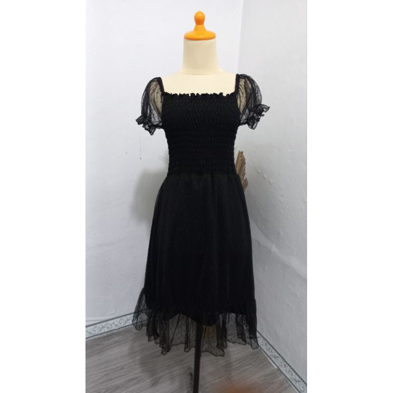 JEJE DRESS//DRESS JUMBO//DRES COMBI TILE BIG SIZE