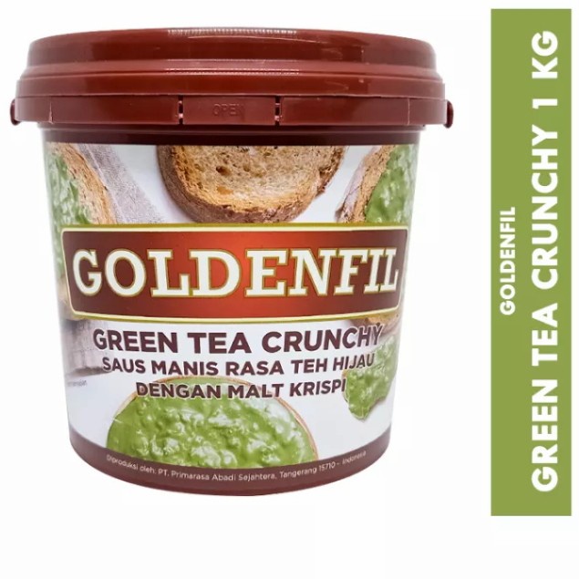 

GOLDENFIL GREEN TEA CRUNCHY 1 KG / SELAI TEH HIJAU MATCHA