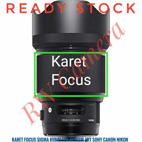 Karet Rubber Focus Fokus Sigma 85mm F1.4 DG DN HSM ART 85 mm Lensa Sigma ART For Sony Canon Nikon