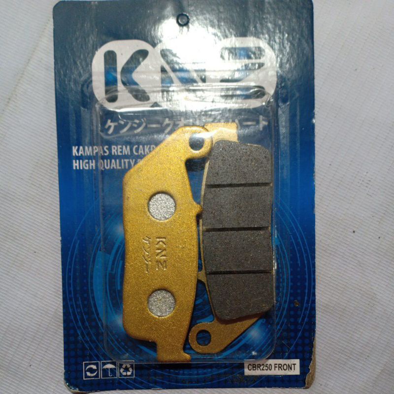 DISKPAD DEPAN CBR 250 KENZIE - DISC PAD KAMPAS REM CAKRAM FRONT DEPAN HONDA CBR 250 FRONT Rossi vari