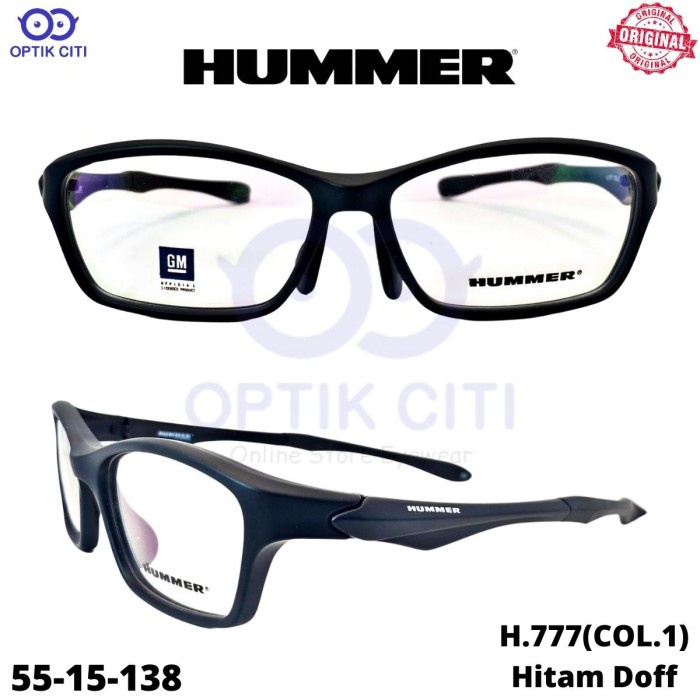 Frame Kacamata Pria Hummer Sporty Ringan H 777 Original